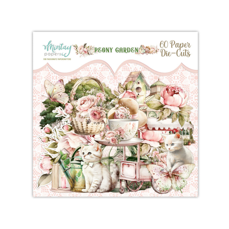 Mintay Papers Die Cuts - Peony Garden – happyvintagecrafter