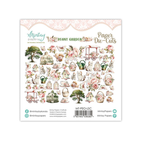 Mintay Papers Die Cuts - Peony Garden