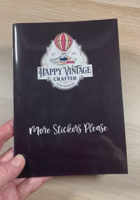 HappyVintageCrafter - B6 - Sticker Book
