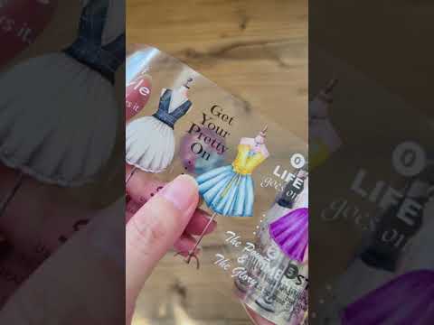 Sonia Illustration • glossy PET Tape • Lady Dress 3