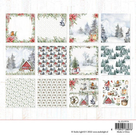 Studio Light • Essentials Mixed Paper Pad - Snowy Christmas