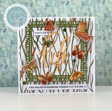 Craft Consortium Clear Stamp Set "At home in the Wildflowers- Bees & Butterflies"
