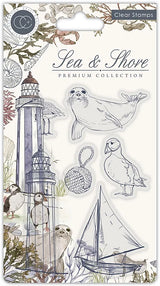 Craft Consortium Clear Stamp Set "Sea & Shore - Shore"
