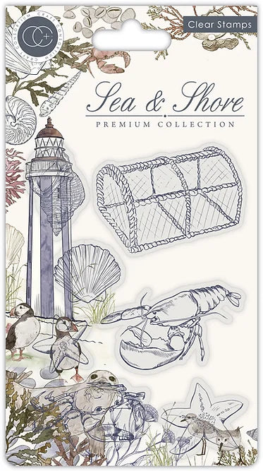 Craft Consortium Clear Stamp Set "Sea & Shore - Sea"