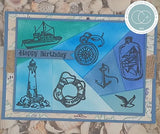 Craft Consortium Clear Stamp Set "Ocean Tale - Adventure"