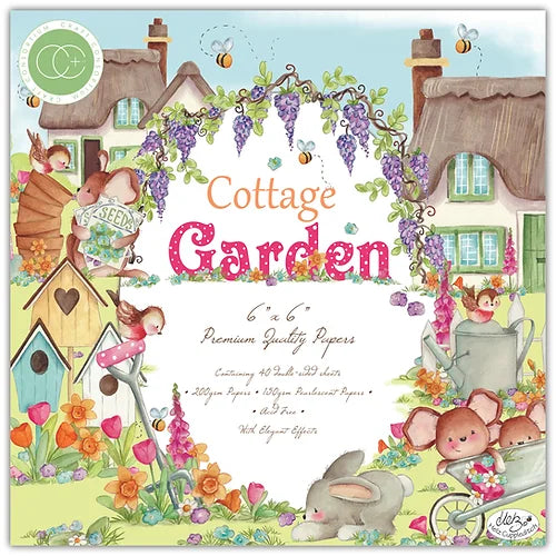 Craft Consortium "Cottage Garden" 6x6 Paper Pad