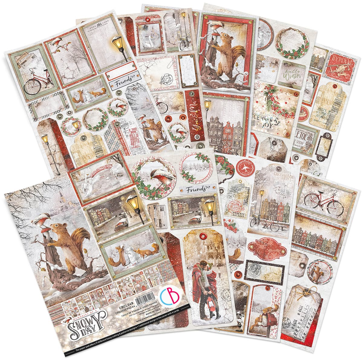 Ciao Bella Creative Pad A4 "Memories of a Snowy Day"