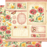 Graphic 45 Paper Pad "Flower market" -  8x8 "
