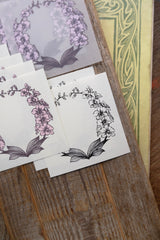 Loidesign Notepaper "Orchid Wreath"
