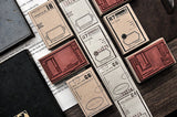 MiaoStelle Vintage Label Rubber stamps