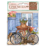Stamperia Ephemera "Create Happiness- Bycicle and Flowers"