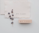 Phavourite Stempel "All is well"
