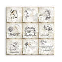 Stamperia Paperpad "Romantic Collection - Journal" "8x8"