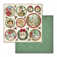 Stamperia Paper Pad "Classic Christmas" 6x6"