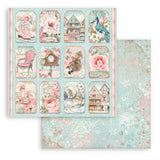 Stamperia Paper Pad - Sweet Winter 8" x 8"