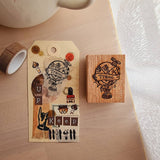 Elsie With Love x HappyVintageCrafter Stempel "Travel"
