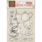 Stamperia Acrylic Stamps "Create Happiness: Welcome Home Cups"