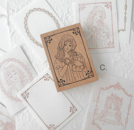 Journal Pages x Windry - Trinkets Girls Rubber Stamps