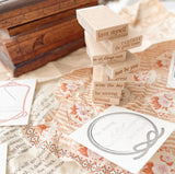 Journal Pages ((moments)) words mini Rubber Stamps