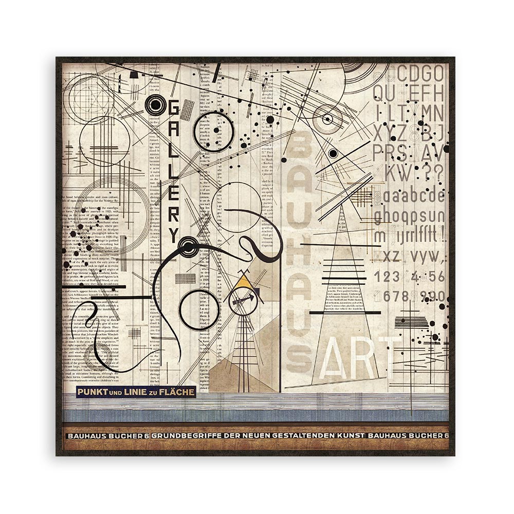 Stamperia Paperpad "Bauhaus" 6"x 6"