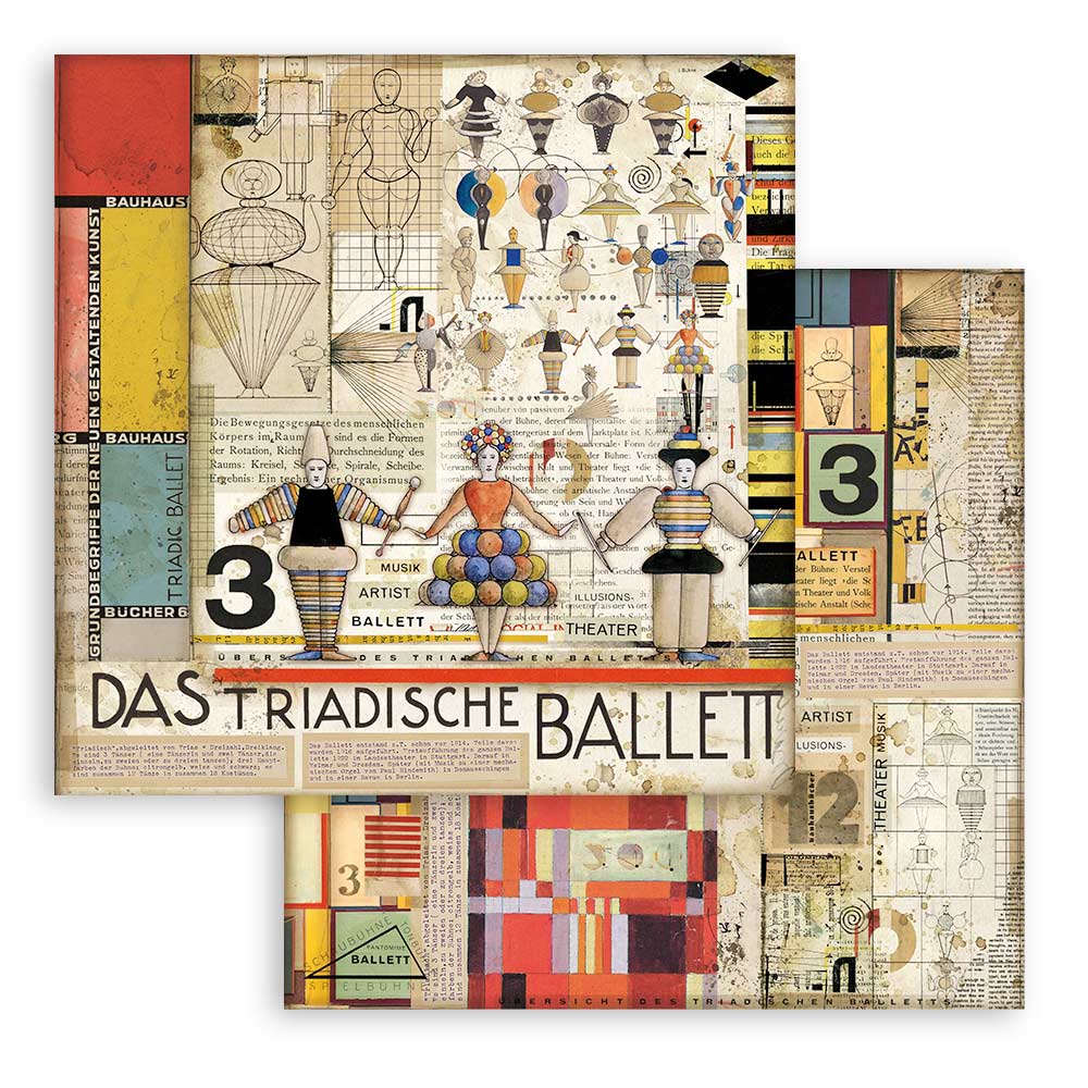 Stamperia Paperpad "Bauhaus" 6"x 6"