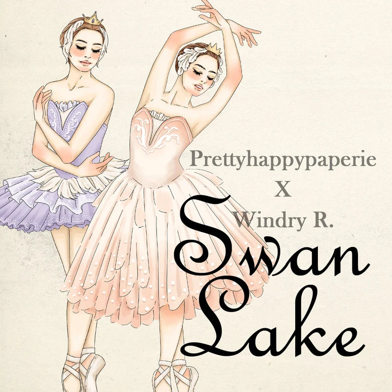 海外マステ ☆ Swan Lake ☆ Windry . r