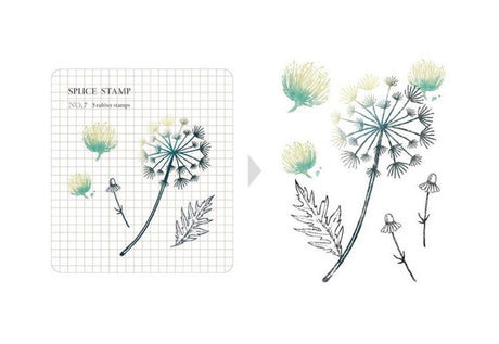 Mu Lifestyle • Clear Stamps • No 07 Dandelion Whisper