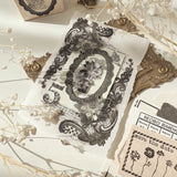 Journal Pages "Dark Romance" Silver Foil PET Maskingtape