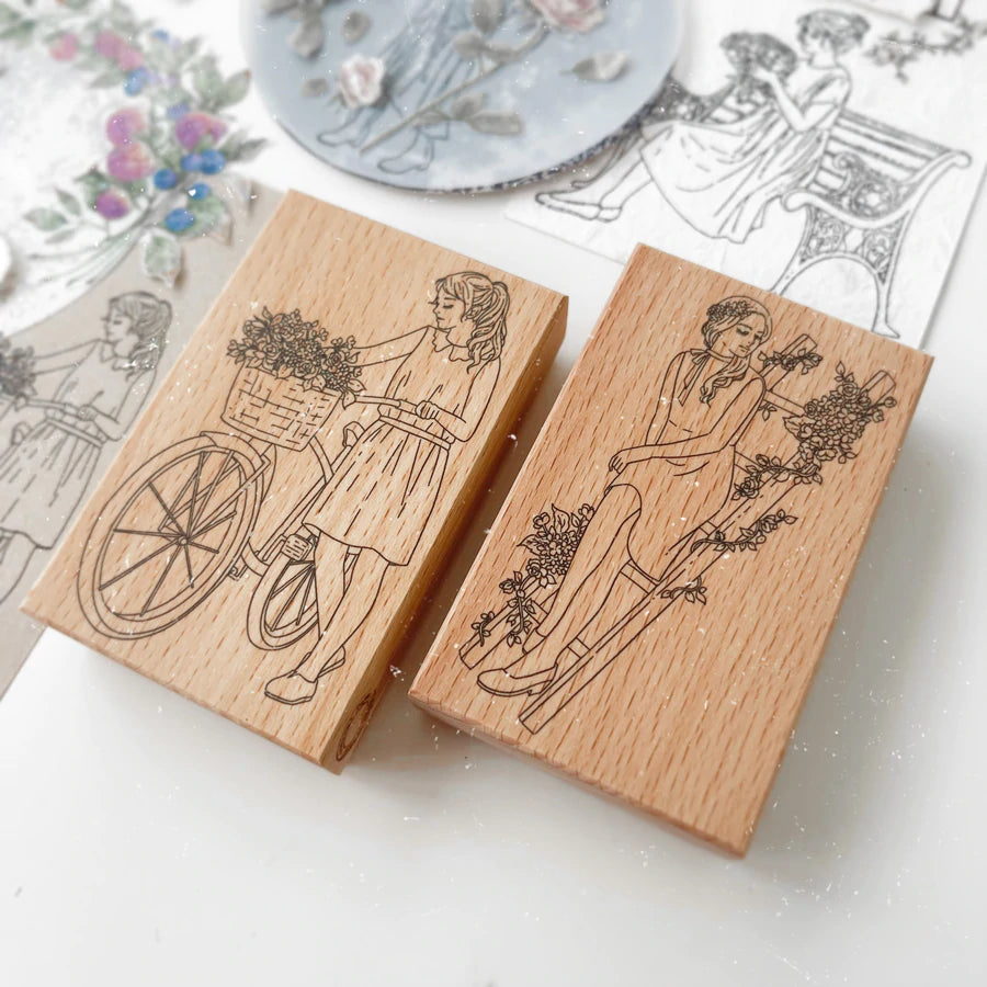Journal Pages x Windry ''Bouquet'' Rubber Stamps – happyvintagecrafter