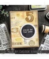 Tim Holtz Stampers Anonymous Cling Stamps "Eccentric"