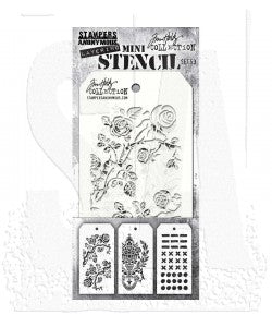 Tim Holtz Stampers Anonymous Mini Layering Stencil Set #53