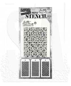 Tim Holtz Stampers Anonymous Mini Layering Stencil Set #52